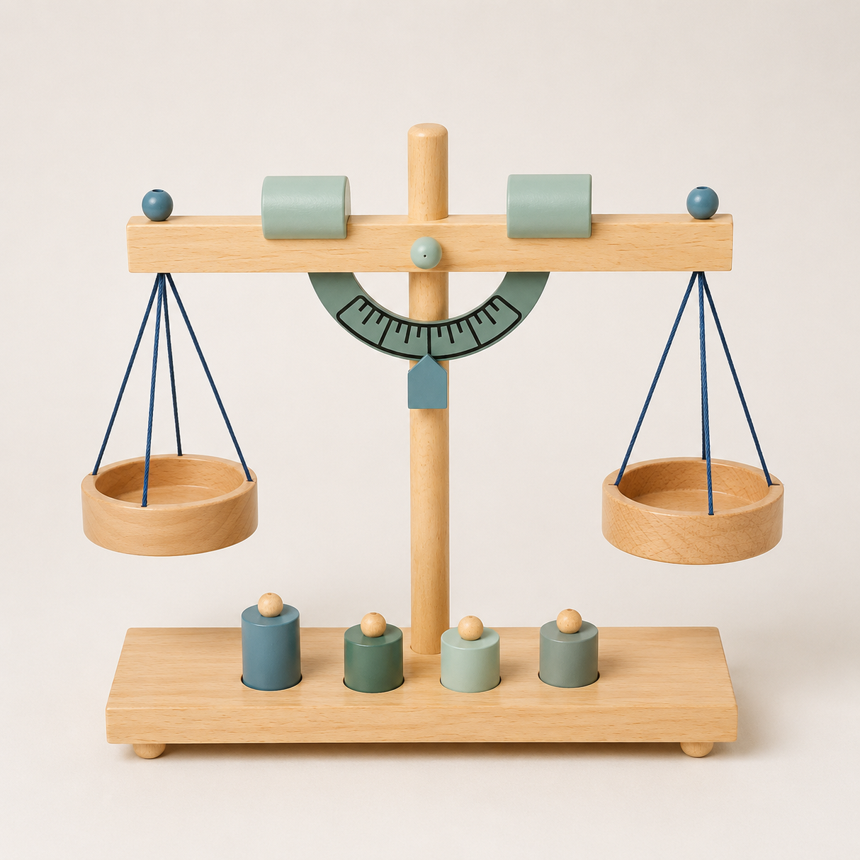 Balance à plateaux du petit marché