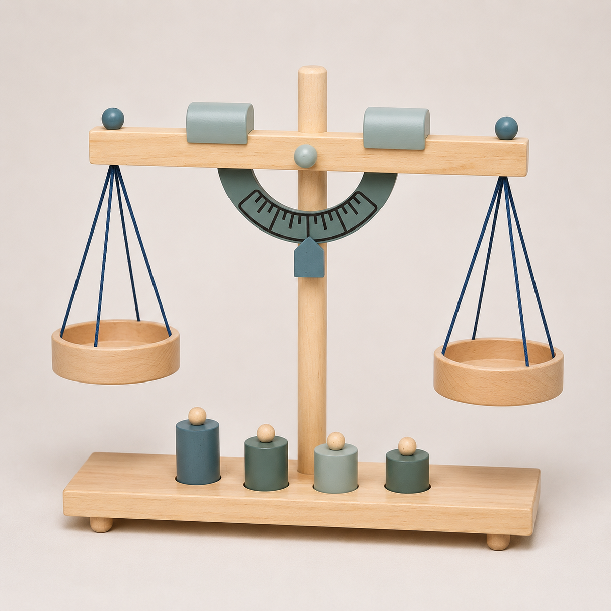 Balance à plateaux du petit marché