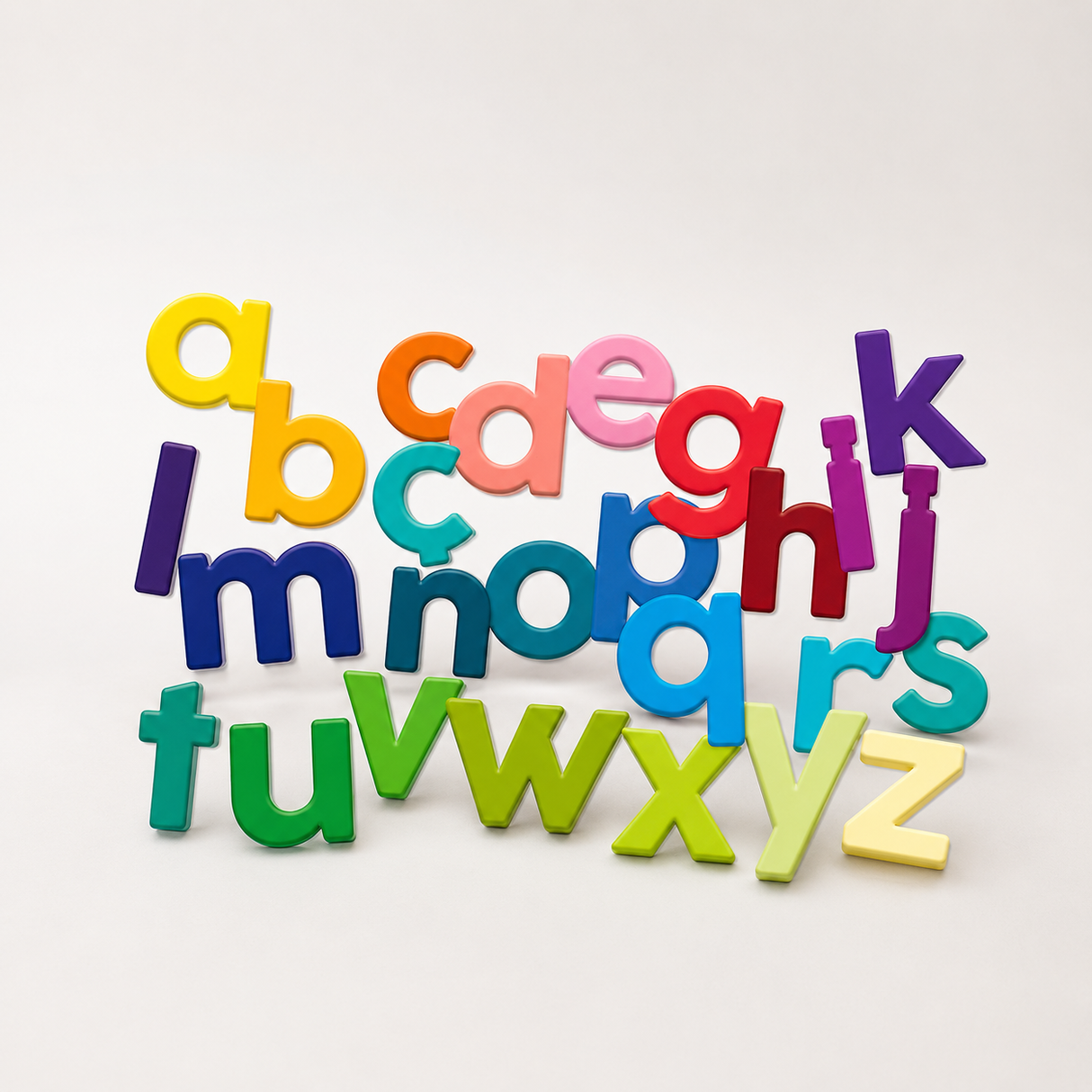 Coffret de 80 magnets lettres minuscules