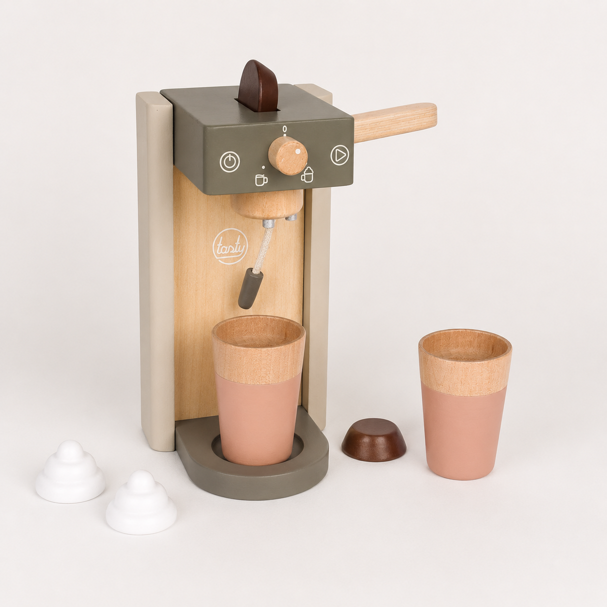 Machine à café en bois