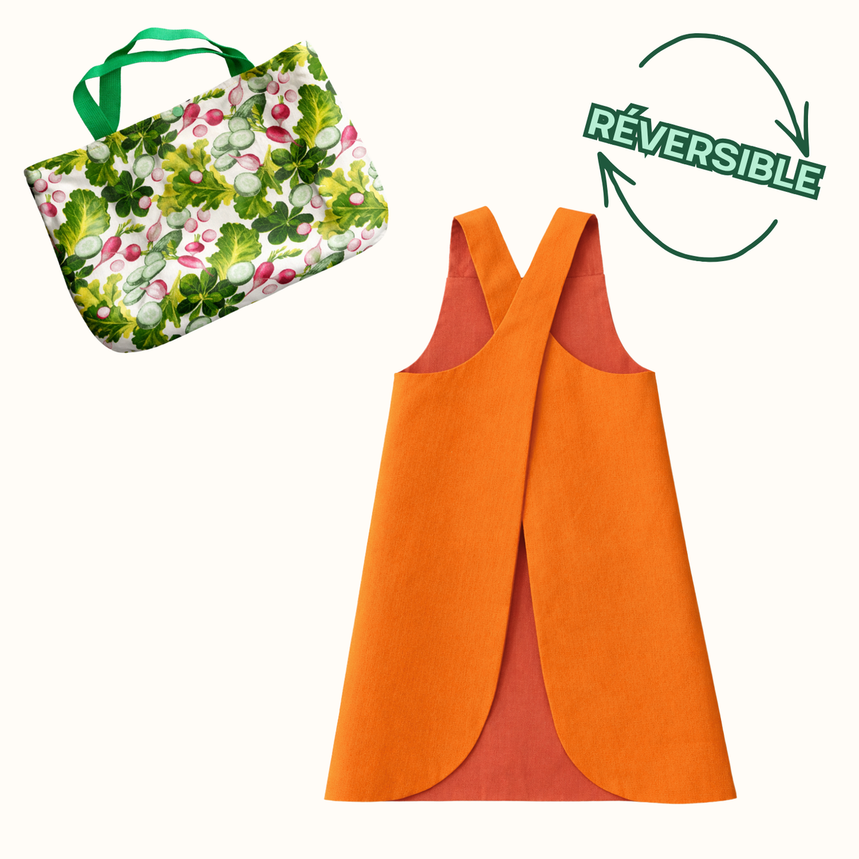 The Little Merchant – Reversible Child's Apron