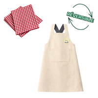 À table ! – Le tablier serveur réversible pour enfant