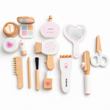 Vanity Wooden Kids' Beauty Set – Hairdresser & Makeup Salon with Bag | Ages 3-6