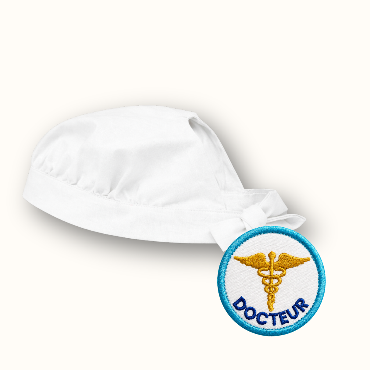 Calot de Docteur + badge Docteur