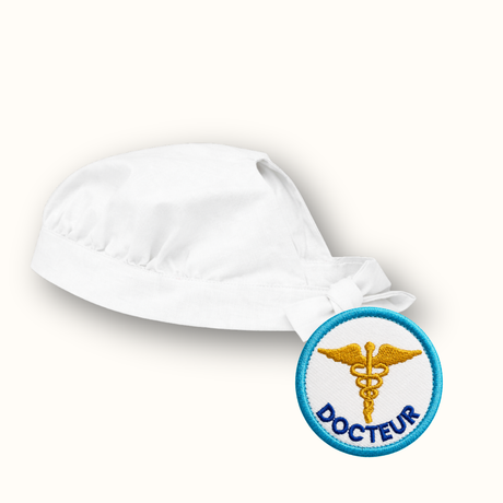 Calot de Docteur + badge Docteur