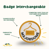 Interchangeable Kids' Pin Badge – "Care and Protect" Collection | Made in France | Les Apprentis Malins