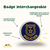 Interchangeable Kids' Pin Badge – "Care and Protect" Collection | Made in France | Les Apprentis Malins