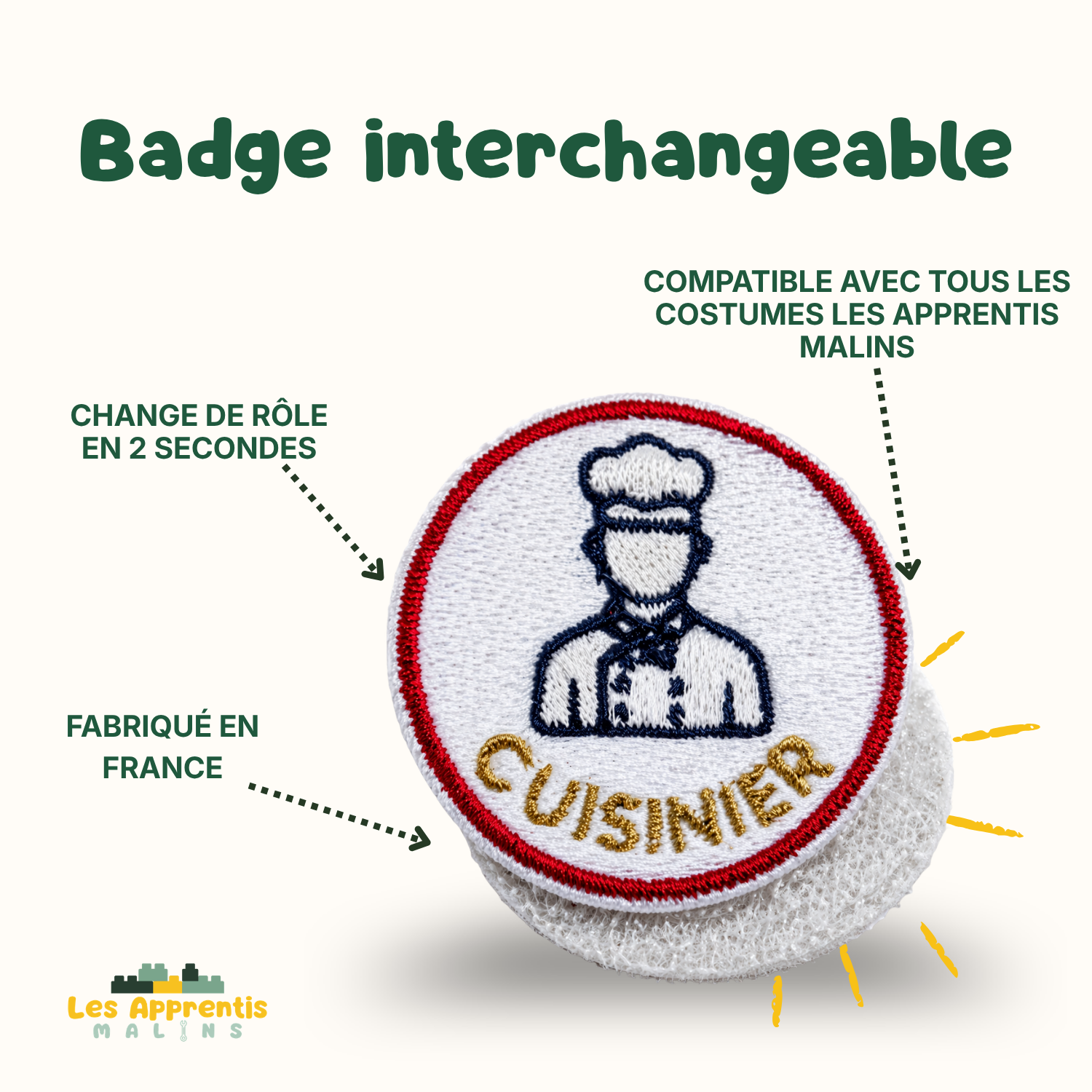 Kids' Chef Costume – Made in France Chef's Outfit | Ages 3-8