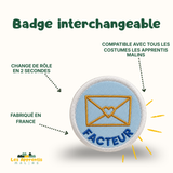 Interchangeable Kids' Pin Badge – "Care and Protect" Collection | Made in France | Les Apprentis Malins