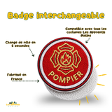 Interchangeable Kids' Pin Badge – "Care and Protect" Collection | Made in France | Les Apprentis Malins