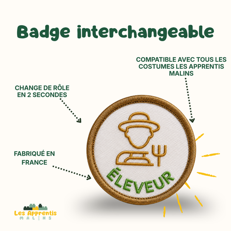 Badge éleveur à scratcher