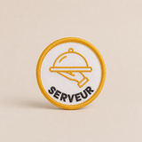 Badge Serveur à scratcher