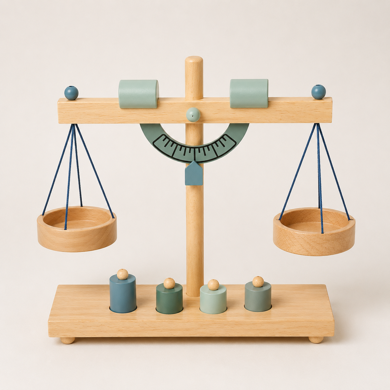 Balance à plateaux du petit marché
