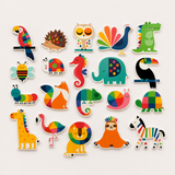 Coffret de 20 magnets animaux