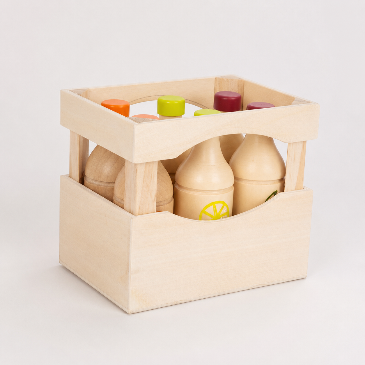 Casier de 6 bouteilles en bois