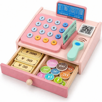 Caisse Enregistreuse Enfant Bois – Jeu Marchand Épicerie avec Accessoires | 3-7 ans