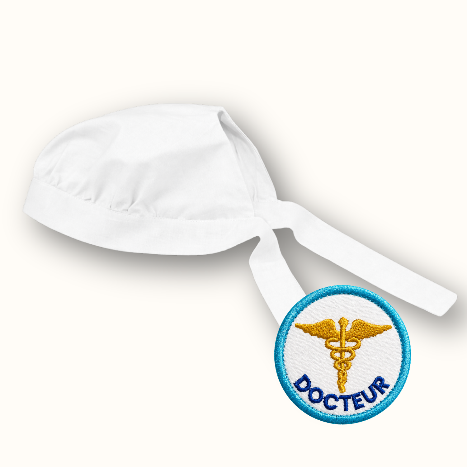Calot de Docteur + badge Docteur