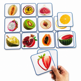 Cartes Éducatives Fruits et Légumes Enfant – Jeu de Mémoire et Reconnaissance | 3-6 ans