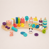 Jeu de numération en bois 1-2-3