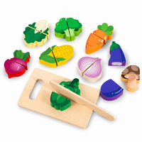 Jeu de Découpe Cuisine Enfant Bois – Fruits Légumes Desserts à Couper | 18 mois+