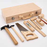 Coffret Menuisier Enfant – 16 Vrais Outils en Bois et Métal | 4-10 ans