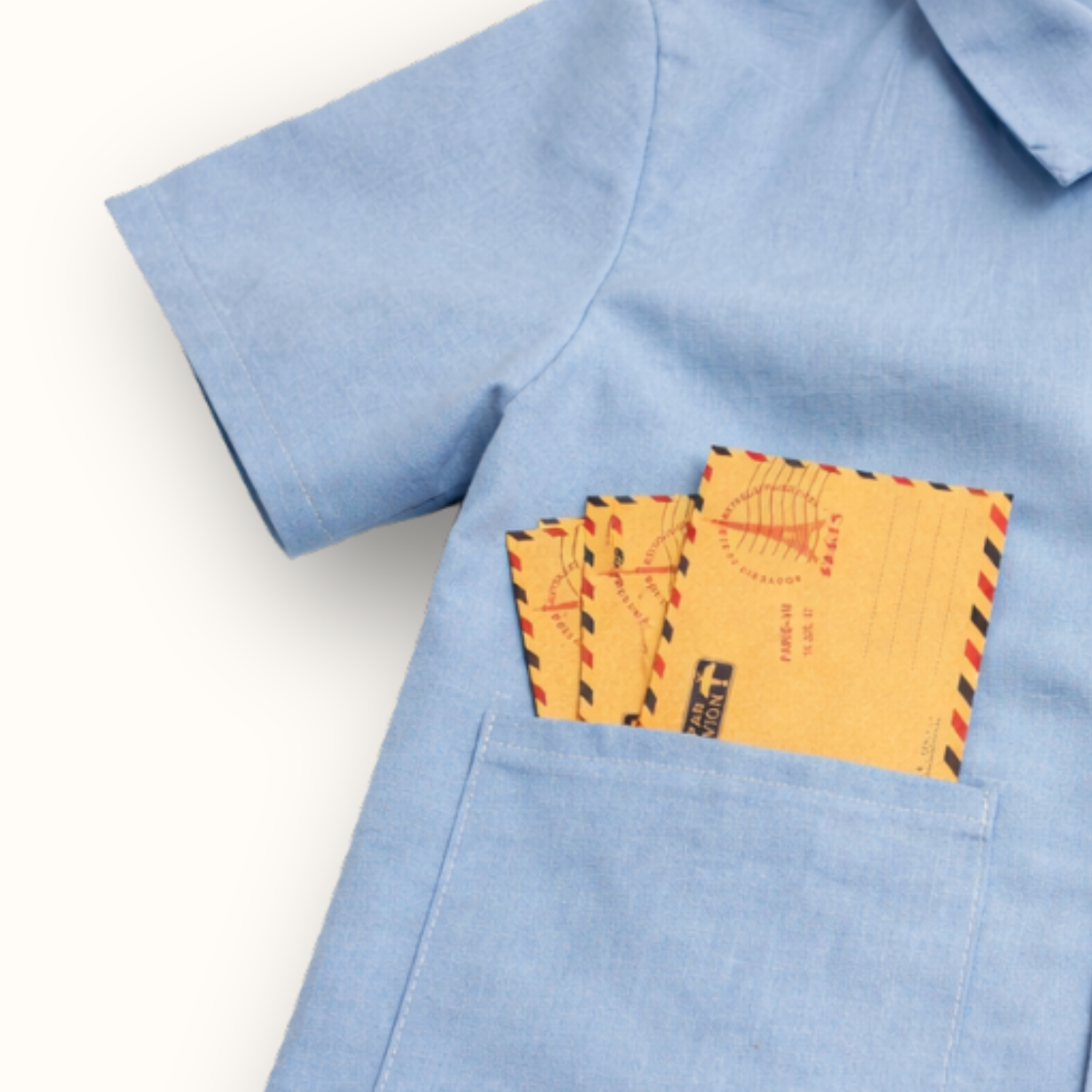 Badge Facteur + 5 enveloppes