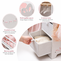 Multifunction Wooden Doll's Bed – Bed + Changing Table + Storage | 3-8 years
