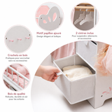 Multifunction Wooden Doll's Bed – Bed + Changing Table + Storage | 3-8 years