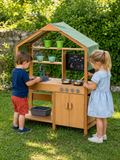 Kids Wooden Outdoor Kitchen – Durable Pretend Play Garden Toy | Ages 4-12