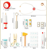 Wooden Doctor Play Set – Medical Kit Pretend Play | Ages 3-6