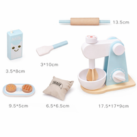 Wooden Toy Stand Mixer – Pretend Play Kitchen with Accessories | Ages 3-6