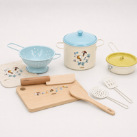 Dinette Métal Enfant, Jeu d'imitation Cuisine Bois 3-6 ans | Les Apprentis Malins
