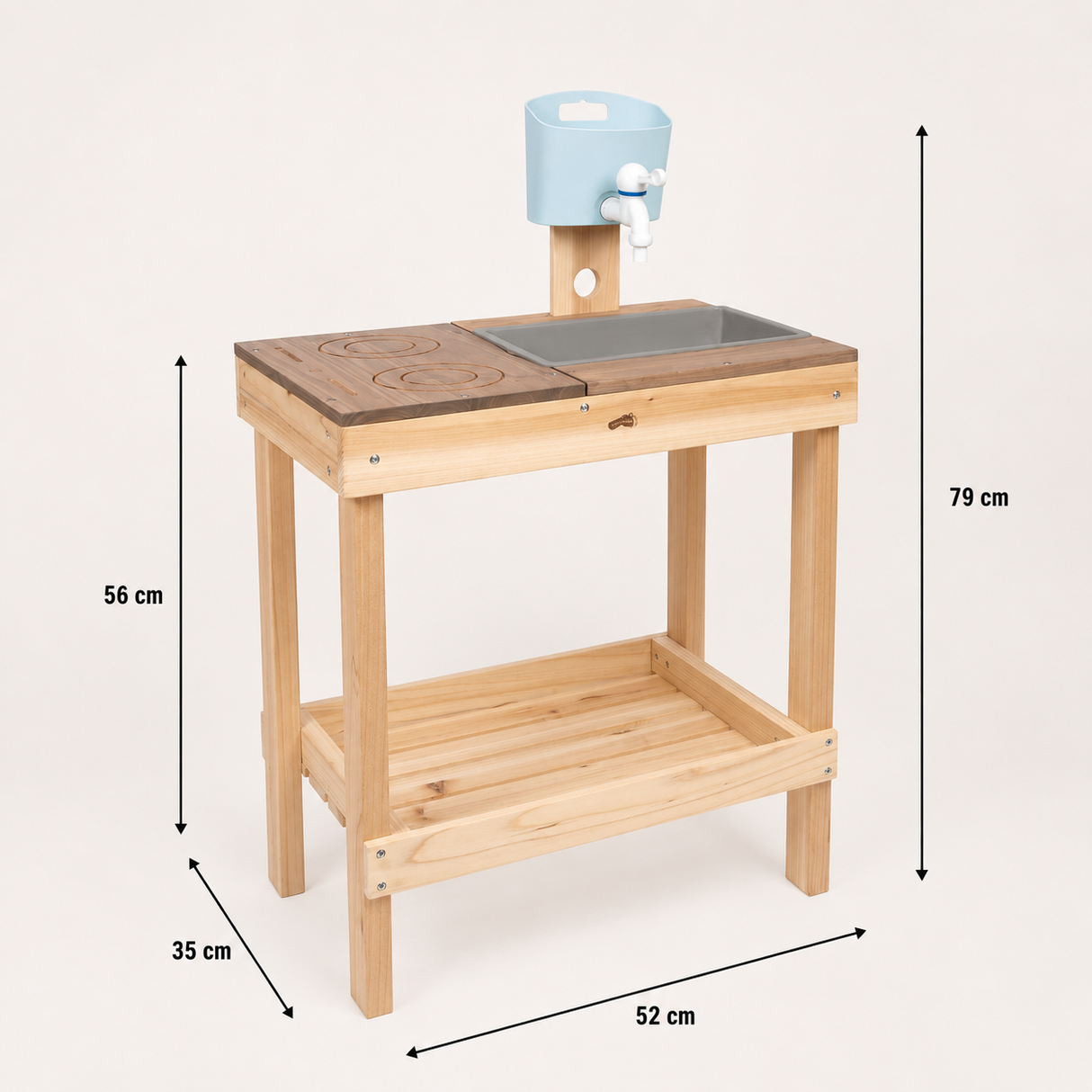 Cuisine d'extérieur en bois
