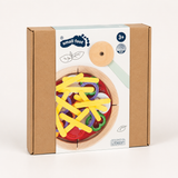 Pizza à découper en bois