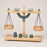 Balance à plateaux du petit marché