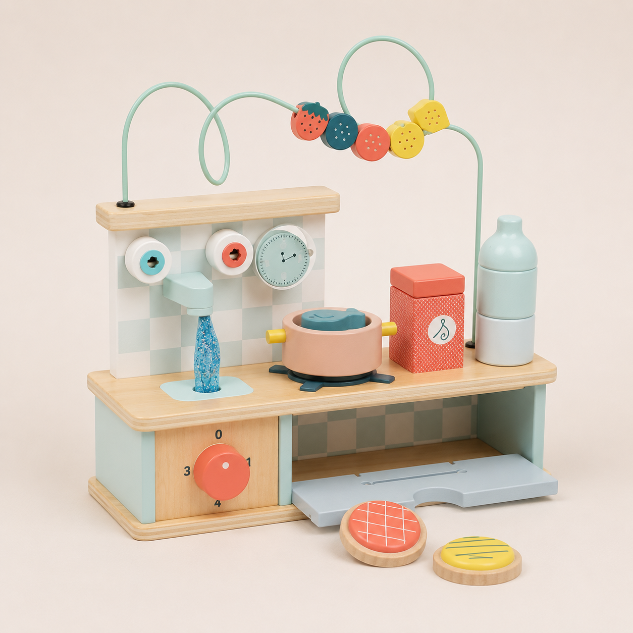 Cuisine multi-activités en bois