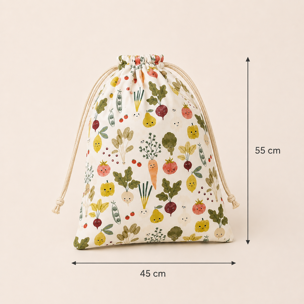 Grand sac cadeau en tissu, format expérience complète