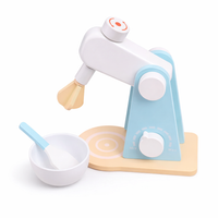 Wooden Toy Stand Mixer – Pretend Play Kitchen with Accessories | Ages 3-6