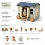 Wooden Camper Van Toy – Miniature Van with 12 Accessories for Imaginative Play | Ages 3-8