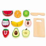 Jeu de Découpe Cuisine Enfant Bois – Fruits Légumes Desserts à Couper | 18 mois+