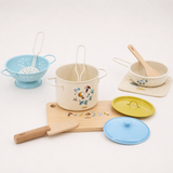 Dinette Métal Enfant, Jeu d'imitation Cuisine Bois 3-6 ans | Les Apprentis Malins