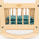 Berceau pour poupées en bois
