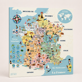 Carte de France magnétique