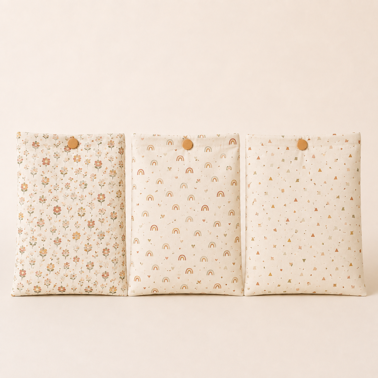 Pochette cadeau en tissu, format livret