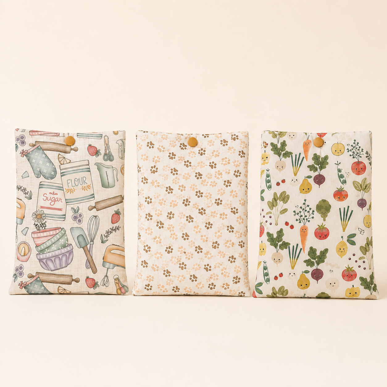 Pochette cadeau en tissu, format livret