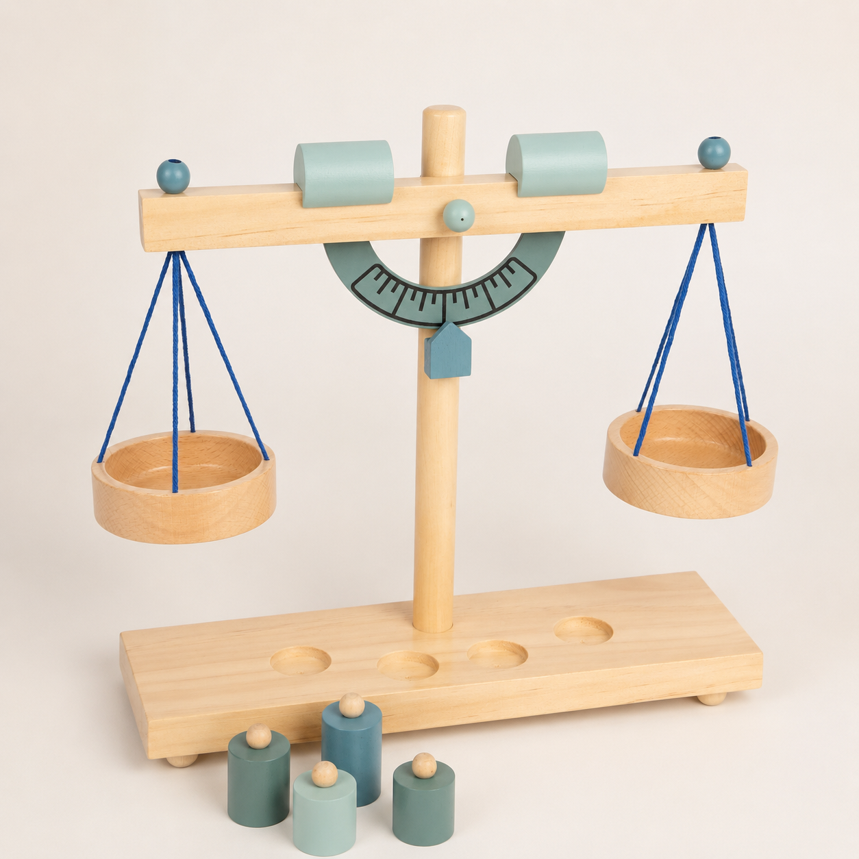 Balance à plateaux du petit marché