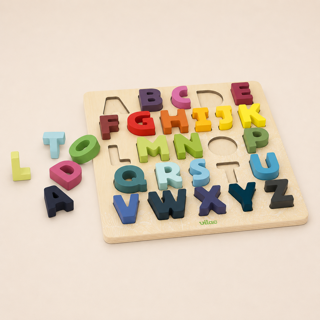 Puzzle alphabet en bois