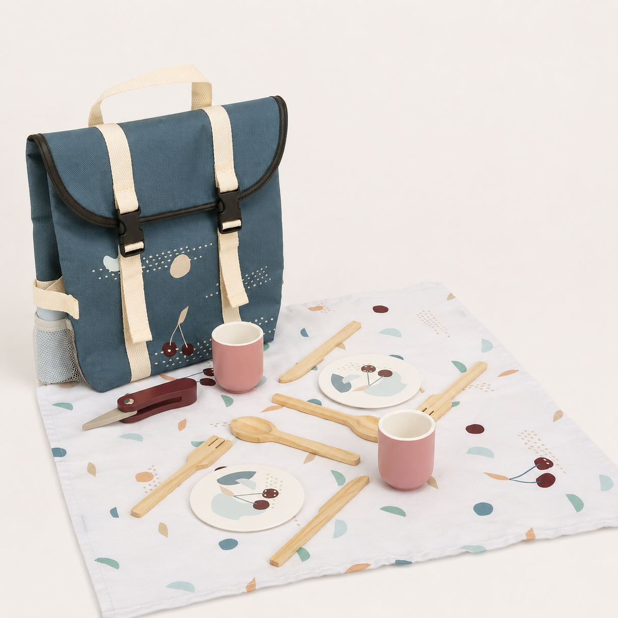 Sac à dos de pique-nique en bois