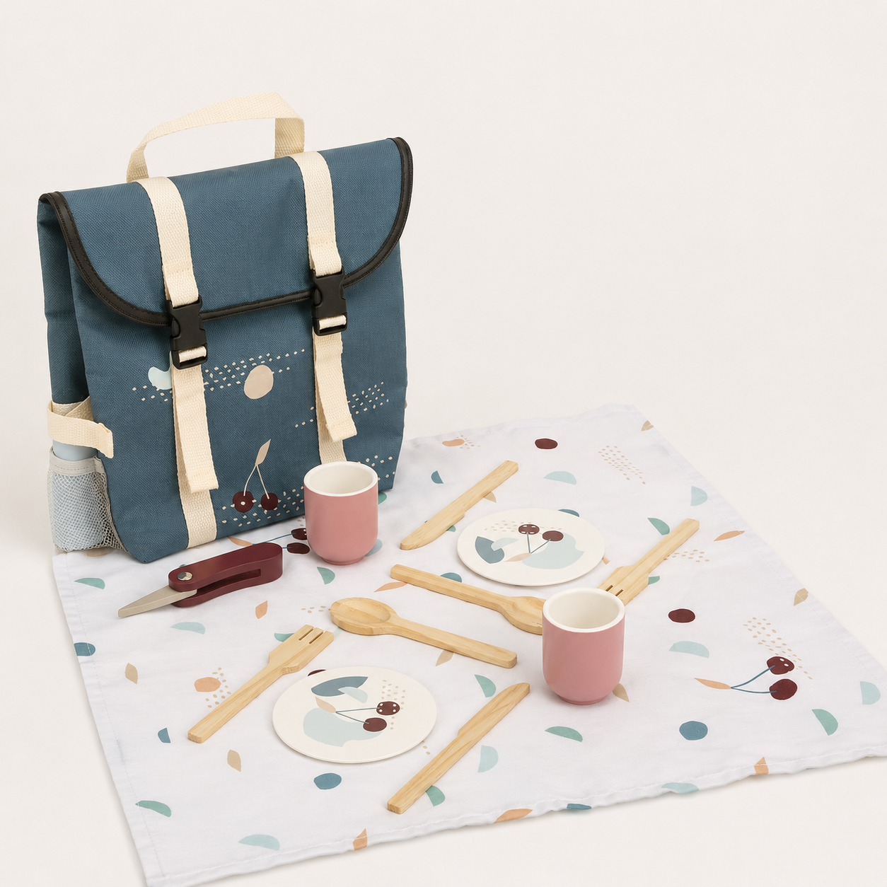 Sac à dos de pique-nique en bois