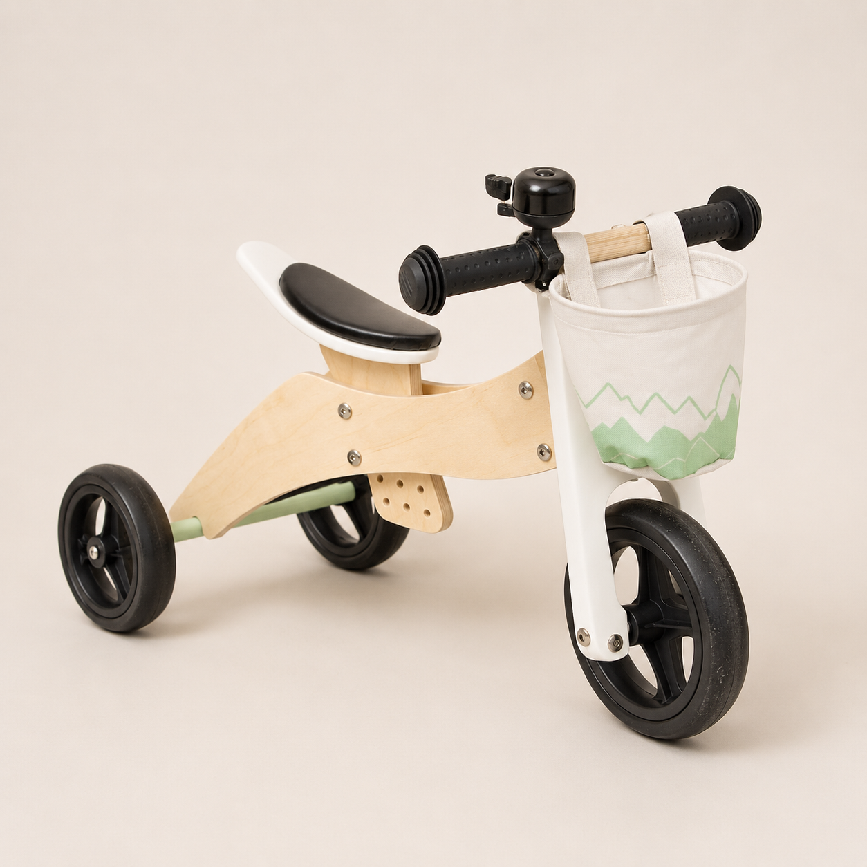 Tricycle draisienne 2 en 1 sauge